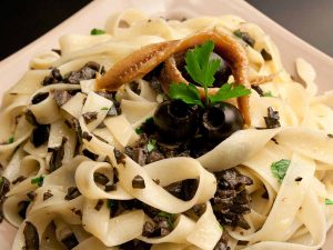 Typische Zubereitung: Pasta Calabrese