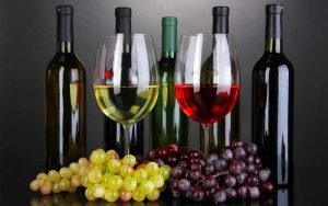 Verschiedene Weinsorten